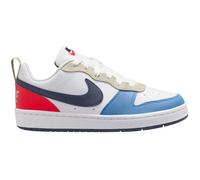 Nike Court Borough Low Recraft (GS) Kinder | WHITE/THUNDER BLUE-LT CRIMSON | EU 38