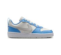 Nike Court Borough Low Recraft Sneaker Kinder 005 - lt iron ore/vapor green-white-photo blue 40 für Kinder, weiß, Größe 38 ½ EU / 6 Kids UK