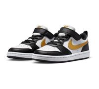 NIKE Court Borough Low Recraft Sneaker Kinder 008 - black/metallic gold-black-white 31