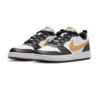 NIKE Court Borough Low Recraft Sneaker Kinder 008 - black/metallic gold-black-white 37.5