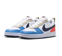 NIKE Court Borough Low Recraft Sneaker Kinder 124 - white/thunder blue-lt crimson 38.5