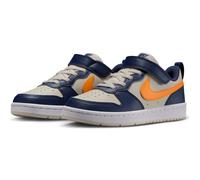 NIKE Court Borough Low Recraft Sneaker Kinder 126 - lt orewood brn/orange peel-midnight navy 31