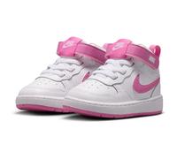 NIKE Court Borough Mid 2 Baby-Sneaker 135 - white/playful pink 25