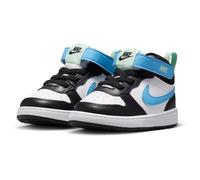 NIKE Court Borough Mid 2 Baby-Sneaker 136 - white/football blue-black-arctic green 26