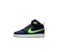Nike Court Borough Mid 2 (GS) Dark Obsidian/Lime 403, blau, 36.5 EU