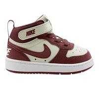 Nike Kinder Sneaker Court Borough Mid 2 (TDV) CD7784-013 23.5 Soft Pearl/Dark Team Red