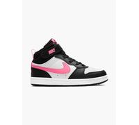 Nike Court Borough Mid 2 Psv Hoher Sneaker Schwarz, Kinder, Größe: 28, Material: Leder/Textil