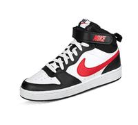 Nike Court Borough Mid 2 Sneaker für Kinder, weiß, Größe 38 EU / 5,5 Kids UK