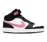 Sneaker NIKE SPORTSWEAR "COURT BOROUGH MID 2 (GS)" Gr. 39, schwarz Kinder Schuhe Basketballschuhe Design auf den Spuren des Air Force 1 (15395236-39)