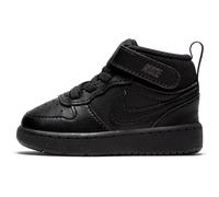 NIKE Court Borough Mid 2 Sneaker Kinder black/black-black 19.5