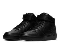 NIKE Court Borough Mid 2 Sneaker Kinder black/black-black 38