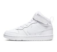 NIKE Court Borough Mid 2 Sneaker Kinder white/white-white 33