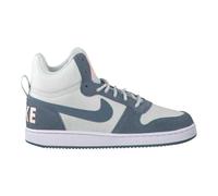 Nike - "Court Borough Premium" Sneaker für Damen, Leder, Knöchelhoch (Weiß/Blau) EU 38,5 / UK 5,5