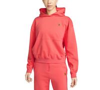 Nike Sea Coral Damen XS Nike Court Fleece Tennis Hoodie