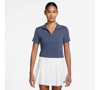 Nike Court Heritage Crop Polo Damen-Blaugrau in blaugrau, Größe: XS (nur noch wenige Artikel verfügbar)