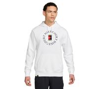 Nike Court Heritage Fleece Hoody S Weiß