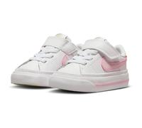 NIKE Kinder Freizeitschuhe COURT LEGACY (TDV) WHITE/PINK FOAM -SESAME-HONEYDEW 27 (0196149528557)