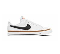 Nike Jungen Court Legacy Sportschuhe, White/Black-Desert Ochre-Gum Light Brown, 35.5 EU