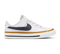 Nike Sneaker Court Legacy Jungen Weiß/Schwarz/Desert Ochre/Gum Light Brown Größe 30
