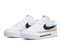 NIKE Court Legacy Lift Plateau Sneaker Damen 100 - white/black-hemp-team orange 44.5
