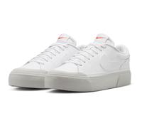 NIKE Court Legacy Lift Plateau Sneaker Damen 108 - white/photon dust-picante red 36