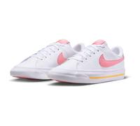 NIKE Court Legacy Sneaker Jungen 118 - white/coral chalk-laser orange 37.5