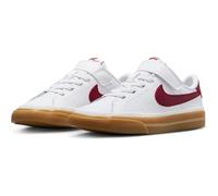 NIKE Court Legacy Sneaker Jungen 132 - white/team red-gum yellow 32