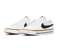 NIKE Court Legacy Sneaker Jungen white/black-desert ochre-gum l 36.5