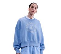 Nike Court Phoenix Over-Oversized Crew Heritage Sweatshirt Damen-Blau in blau, Größe: M (nur noch wenige Artikel verfügbar)