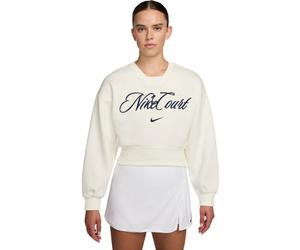 Nike Court Relaxed Fit Fleece Crew XS Beige