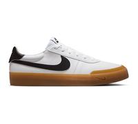 Sneaker NIKE SPORTSWEAR "COURT SHOT", Herren, Gr. 44,5, weiß, schwarz, gum light braun, Synthetik, Schuhe (94890548-44,5) weiß, schwarz, gum light braun