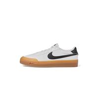 Sneaker NIKE SPORTSWEAR "COURT SHOT", Herren, Gr. 44,5, weiß, schwarz, gum light braun, Synthetik, Schuhe (94890548-44,5) weiß, schwarz, gum light braun