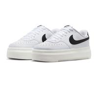 NIKE Court Vision Alta Plateau Sneaker Damen 107 - white/black-sail 39
