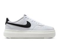 NIKE Court Vision Alta Plateau Sneaker Damen 107 - white/black-sail 38.5