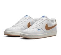 NIKE Court Vision Low Next Nature Sneaker Damen 102 - white/flax-game royal-sail 38.5