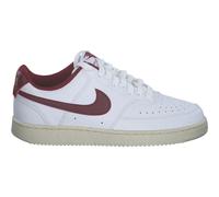 Nike - Women's Court Vision Low Next Nature - Sneaker, Gr. 36.5 US 6, grau (White/TeamRed/Muslin/MetallicGold)