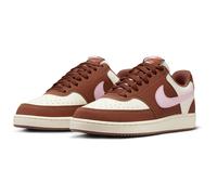 NIKE Court Vision Low Premium Sneaker Damen 004 - soft pearl/pink foam-fauna brown 36.5
