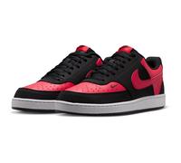 NIKE Court Vision Low Sneaker Herren 002 - black/university red-university red 43