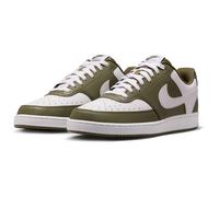 NIKE Court Vision Low Sneaker Herren 201 - medium olive/white 44