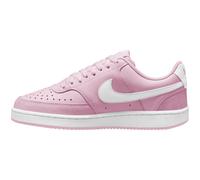 Sneaker NIKE SPORTSWEAR "W COURT VISION LO SUEDE", Herren, Gr. 38,5, pink foam, weiß, Leder, Synthetik, Schuhe Sneaker (49141407-38,5) pink foam, weiß