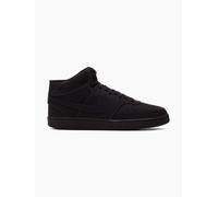 Nike Court Vision Mid Hoher Sneaker Schwarz, Herren, Größe: 44, Material: Leder/Textil