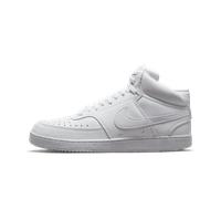 NIKE Court Vision Mid-Top Sneaker Herren white/white-white 39