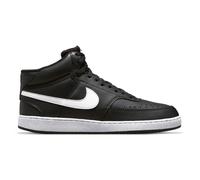 NIKE Court Vision Mid-Top Sneaker Herren black/white-black 49.5