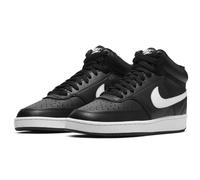 NIKE Court Vision Mid-Top Sneaker Damen black/white 37.5