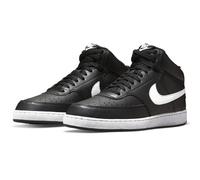 NIKE Court Vision Mid-Top Sneaker Herren black/white-black 40.5