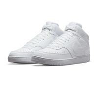 NIKE Court Vision Mid-Top Sneaker Herren white/white-white 43