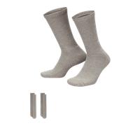 Nike Crew 2er Pack Socken Grau F063 XL (46-50 ) grau
