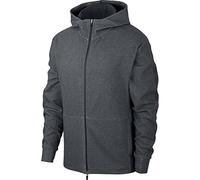 Nike CU6260-010 M NY DF FLC HD FZ Sweatshirt Men's Black/Htr/Black M