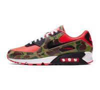 Nike CW6024 600 Air Max 90 Retro Reverse Duck Herren-Schuhe, Tarnfarben, Größe 44, Grün/Rot, 44 EU
