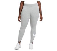 Nike CZ8530-063 W NSW ESSNTL LGGNG Swoosh MR Leggings Womens dk Grey Heather/(White) S-S